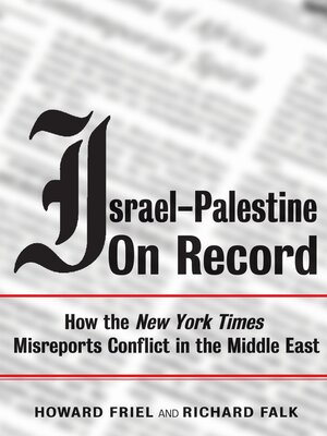 cover image of Israel-Palestine on Record